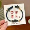 Pulsera Trenzada para el Festival del Bote del Dragón, Pulsera Ajustable para el Año de Nacimiento, Artículo al por Mayor para Mujer, Se Puede Ensartar con Cuentas, Simple y de Lujo Ligero, Pulsera de Cuerda Multicolor