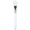 Brocha de silicona de doble cabezal y doble propósito con cuchara para aplicar mascarilla de barro, brocha facial en forma de abanico para ácido de frutas, herramienta de maquillaje de belleza