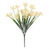 Simulación orquídea de pasto de primavera hojas de eucalipto magnolia narcisos decoración exterior para el hogar joyería artificial floral al por mayor