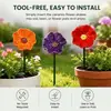 Nuevo Estaca de Metal Hecha a Mano para Jardín de Flores - Comedero de Pájaros Floral de Metal Hecho a Mano