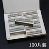 Cuchilla recortadora de cejas, maquilladora profesional, esteticista, raspador de cejas especial, recortador de vello femenino, juego de 100 piezas, cepillo para cejas, raspador de vello