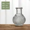 Jarrón de Vidrio Creativo Simple Europeo Decoración de Escritorio Estilo Ins Jarrón Pequeño de Aspecto Elegante Arreglo Floral Hidropónico