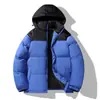Ropa de Hombre Transfronteriza Enbu Invierno Pareja Ropa de Algodón con Capucha Holgada Bloque de Color Casual Chaqueta Acolchada Abrigo Versátil Hombre