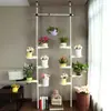 Estante de Flores para Interiores Ahorra Espacio, Multicapa y Sencillo para Balcón y Sala de Estar, Adecuado para Plantas Suculentas