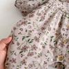 Ropa para Bebé Estilo Coreano 2026, Ropa de Manga Larga para Bebé Niña Primavera y Otoño, Mameluco Elegante con Cuello de Muñeca Floral para Bebé