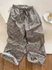 Calça de Dormir Floral Estilo Coreano para Meninas, Verão 2026, Adequada para Sair, Calça Casual, Versátil, Tamanho Grande, para Caminhar, Roupa de Casa, Calça Longa