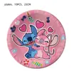 Decoración Temática de Fiesta de Cumpleaños para Niños Spot Plato de 9 pulgadas 23 cm Plato de Cartón de Dibujos Animados Se Puede Personalizar