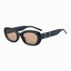 Lentes de Sol para Mujer Estilo Coreano Trendy 2023 Nuevo Gafas de Marco Ovalado Estrecho Lentes de Sol Retro de Moda para Hombre con Protección UV