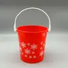 Cubo de Hielo PP Multitamaño con Asa Cubo de Calabaza Navidad Halloween Cubo de Playa Verano