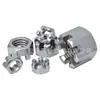 Tuerca Hexagonal Ranurada de Acero Inoxidable 304/316 Gb6181 Gb6178 Tapa de Tornillo Ranurada M6M8M10M12