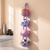 Nueva bolsa colgante para almacenamiento de baloncesto, montable en pared, para uso doméstico, estante para balones de fútbol para colgar en la puerta, perfecto para guardar juguetes y muñecas