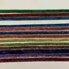 Cinturón de terciopelo de cebolla de color DIY moño dorado y plateado accesorios para ropa cinta cinta de doble color brillante venta al por mayor