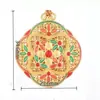Collar con Candado Ruyi Flor de Peonía Esmalte Frío Hueco Filigrana Estilo Antiguo para Mujer, Cadena para Suéter Simple Versátil Estilo Chino Nuevo