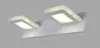 Luz frontal de espelho LED transfronteiriça, luminária de parede simples estilo nórdico para banheiro e quarto em aço inoxidável, luminária de parede para banheiro