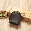 Bolsa para monedas estilo mochila pequeña de cuero genuino Marant, llavero, piel de vaca de capa superior, mini bolsa de almacenamiento para monedas, moderna