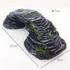 Mesa de Sol para Tortuga Mesa de Escalada Artesanía de Resina Puente de Piedra Acuario Paisajismo Decoración para Tanque de Tortugas Tortuga de Agua Espalda de Sol Suministros para Reptiles