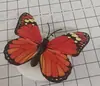 Pegatinas de mariposas luminosas para dormitorio y sala de estar, pared de fondo autoadhesiva con luz electrónica LED, decoración linda y romántica de escena navideña