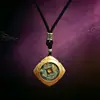 Directo de fábrica: Colgante de concha Gahu de animal del zodíaco estilo antiguo, collar cultural y creativo para hombres y mujeres, accesorio de concha protector