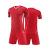 Uniformes de Fútbol de Manga Larga y Corta en Stock, Uniformes de Entrenamiento de Fútbol Lisos, Maillots de Juego Transpirables para Equipo, Personalización