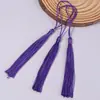 30 Piezas/Paquete Fleco con Borlas y Cordón para Colgar, Estilo Suave, Longitud del Fleco 80 mm, Longitud del Cordón 50 mm, Accesorios para Joyería DIY, Colgantes