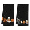 Venta Caliente Transfronteriza Halloween Cocina Plato Deseo Toalla Atmósfera Festiva Decorativa Regalo Toalla Mesa de Comedor Toalla Absorbente Venta al por Mayor