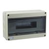 Caja de distribución de plástico para automóvil HKUST de una capa, dos capas, doble puerta, caja de interruptores impermeable para exteriores, caja de circuito 5-24