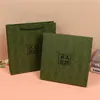 Nueva Caja de Regalo Cuadrada Vintage Tapa Tiandi Pañuelo de Seda Caja de Empaque de Regalo Caja para Ropa Interior Bolsa de Empaque para Regalo traje