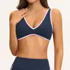 Suministro Exclusivo Transfronterizo de Sujetadores de Yoga con Hermoso Diseño en la Espalda y Colores Contrastantes, Adecuados para Usar al Aire Libre, Sujetadores Deportivos para Correr, Fitness y Tops de Yoga 3588