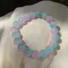 Pulsera de Zirconia Rosa con Lazo 2024 Nuevo Diseño de Nicho de Lujo Ligero Exquisita Pulsera de Gama Alta Joyería Dulce