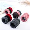 Anillo de pelo negro sin costuras, anillo para el pelo, cuerda para el pelo de mujer, base, base, banda de goma, funda de cuero, accesorios para el pelo de niños, suministro directo de fabricantes