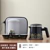 Juego de Té Kung Fu de Viaje Almacenamiento Portátil Viaje al Aire Libre Camping Taza Exprés Tetera para Té para Hogar Oficina