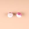 Atrae Riqueza y Tesoro Gato Agujero Cruzado Cabeza de Gatito Pintado a Mano Jade Porcelana Accesorios de Pulsera DIY Materiales Hechos a Mano Accesorios de Cerámica Gato de Colores