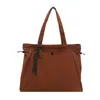 Bolsa de Grande Capacidade para Mulheres 2025 Nova Tendência Moda Versátil Bolsa Transversal Estudante Universitário Aula Ombro Bolsa Tote para o Dia a Dia