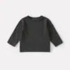 Conjunto de Três Peças para Bebê e Criança Pequena: Camada Base Simples, Colete de Lã com Desenhos, Calça Xadrez Solta de Perna Larga para Outono