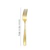 Amazon Star Diamond Acero Inoxidable Cuchillo, Tenedor y Cuchara Creativo Entrada Lujo Hotel Vajilla Occidental Gama Alta Chapado en Oro Cuchillo y Tenedor para Bistec Juego