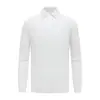 Camisa Polo de Manga Longa para Team Building da Empresa Solona Estampada Personalizada Logotipo Uniforme de Turma Roupas de Grupo Roupas de Trabalho Bordado Personalização