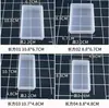 Molde de silicone DIY cubo paralelepípedo acabamento espelhado alto resina epóxi bloco de construção joias ornamentos feitos à mão