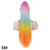 Comercio Exterior Mujer Largo Yk Seda Esponjoso Colorido Clip Cola de Caballo Fibra Química Teñida Cabello Medio y Largo Clip Cola de Caballo Mayoreo