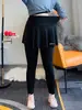 Pantalones Deportivos para Mujer para Exteriores con Falda, de Cintura Alta, Ajustados, Anti-Vergüenza para Gimnasio, Ropa de Entrenamiento de Pilates