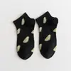 Calcetines de mujer primavera y verano aguacate calcetines japoneses fruta calcetines bajos de barco para mujer venta al por mayor de fábrica exclusivo transfronterizo