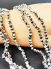 Miçangas de Cristal Pontiagudas de 4mm Acessórios para Roupas Miçangas Soltas com Ponta Dupla Miçangas de Vidro Romboide DIY Miçangas em Forma de Diamante
