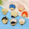 Anime Jujutsu Kaisen Periférico Broche Gojo Satoru Medalla Accesorios Mochila Estudiante Masculino Lindo Broche Insignia de Metal