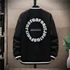 Jaqueta baseball da moda para homens, primavera, outono, inverno 2022, com forro de fleece, tamanho grande, corte solto, jaqueta casual para homens, peça externa da moda