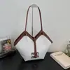 Bolso Tote Vintage con Textura Tejida para Mujer 2026 Letra Nueva Moda para Viajar al Trabajo Casual Gran Capacidad de un Solo Hombro y para Llevar en la Mano