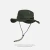 Sombrero de Montañismo Sombrero de Vaquero Occidental Sombrero de Pescador Protección Solar para Mujer para Exteriores 2024 Nuevo Sombrero de Sol de Verano para Hombre a Prueba de Viento Viaje