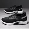 Dropshipping Verano 2024 Nuevo Estilo Tejido Fly Zapatos de Hombre Malla Transpirable Casual Estilo Coreano Zapatos Deportivos de Hombre Venta al por Mayor