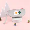 Bolsa de silicona con forma de corazón para guardar gafas, se puede colgar como monedero, producto popular transfronterizo para mujeres, bolsa para guardar gafas de sol y gafas