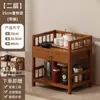 Pequeño Gabinete Doméstico para Sala de Estar Mesa Auxiliar para Sofá, Mesa de Esquina, Gabinete Lateral, Mesa de Centro Pequeña, Estante para Almacenamiento de Té para Salón de Té