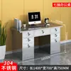 Escritório de aço inoxidável 304 fábrica limpa oficina livre de poeira laboratório mesa de computador com gaveta console espessado