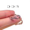 Anillo de nudo Dongdaemun para mujer, con apertura ajustable, sin decoloración, ligero, de lujo, combina con todo, elegante, para dedo, joyería, celebridad de Internet